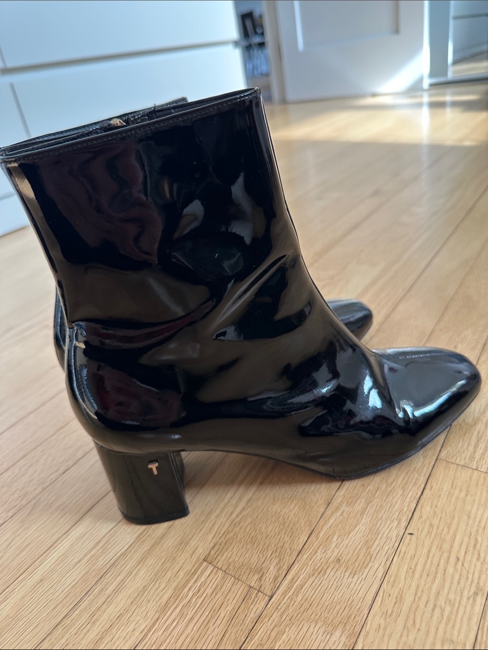 Ted Baker patent leather booties size 40 / 9 - Picture 10 of 13